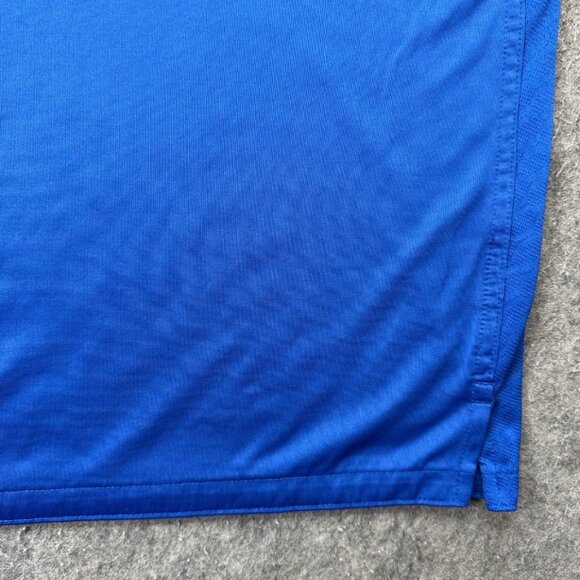 Duke Blue Devils Nike Polo Shirt Men L Blue Performance Short Sleeve - Picture 5 of 15